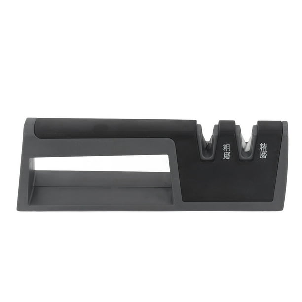 Afilador de cuchillos multiusos de 2 etapas Afilador de cuchillos de mano rápido y seguro para la cocina del hogar