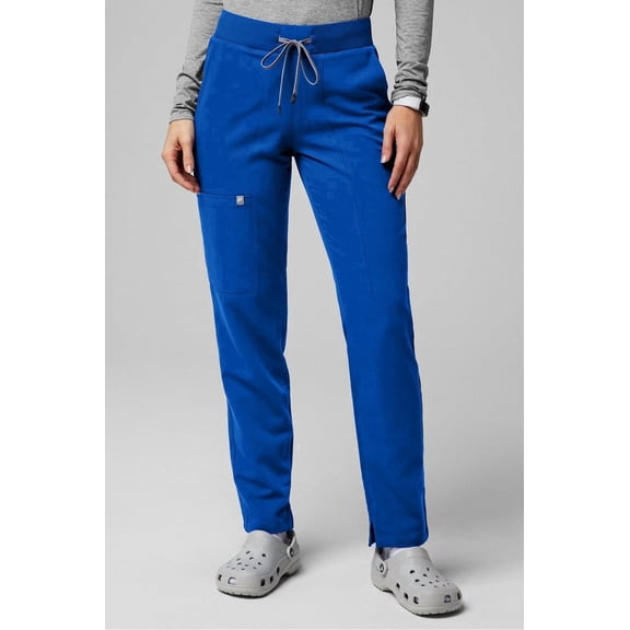 Fabletics Women's Ion Scrub Pant - MotionTech Fabric, 4-Way Stretch, Wrinkle-Resist, Pocket-Packed, Mid-Rise, Semi-Slim Fit (Extended Sizes Available)