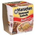 thumbnail image 3 of Maruchan Beef Instant Lunch Ramen Noodles, 2.25 oz Cup (12 Pack), 3 of 7