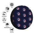 thumbnail image 5 of XMXY July Usa Day Flag Spare Tire Cover, Universal Waterproof Cover for Jeep RV Tire Wheel Protection, 16 inch, 5 of 8