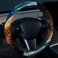 thumbnail image 2 of Sea Lion Car Wheel Cover, 14.5 Inch Printing PVC Leather Auto Accessories Steering Wheel Cover, 2 of 6