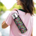 thumbnail image 6 of 20 Oz Black Strawberry Plants Fruit Coffee Tumbler Double Wall Insulated Stainless Steel Water Bottle | Metal Reusable Thermoses Flask with Cup Cap | Leak & Sweat Proof with Anti-Dust Lid, 6 of 7