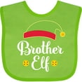 thumbnail image 3 of Inktastic Christmas Brother Elf Holiday Boys Baby Bib, 3 of 4