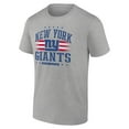 thumbnail image 2 of Men's Heather Gray New York Giants Americana Team T-Shirt, 2 of 3
