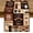 Coffee-3, variant on Fresh Apple Fruit Table Runner, Black White Buffalo Check Plaid Summer Autumn Fruit Farmhouse Kitchen Dining Table Decoration for Indoor Outdoor Home Party Decor, 13x36inch