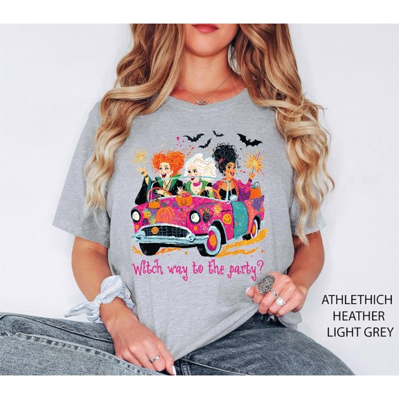 Velto Witch Way to the Party Happy Holiday Shirt, Hocus Pocus Shirt, Happy Holiday Shirt, Vintage Happy Holiday , Happy Holiday Shirt, Spooky Girl Squad Happy Holiday All Size S-5XL