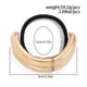 thumbnail image 2 of Diadema elástica cóncava de aleación personalizada, diadema geométrica de estilo moderno y versátil, diadema con temperamento que combina con la cabeza., 2 of 4