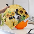 thumbnail image 2 of ZUXONGSY Cow Sunflower Tea Cozy for Teapot Kettle Protective with Hanging Loop Teapot Kettle Dust Cover Not Easy to Pilling and Fade Decorative Teapot Cover for Gifts, 2 of 7
