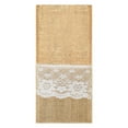 thumbnail image 3 of Festival Jute Lace Trims Cutlery Bag - Utensil Holder for Valentine's and Christmas, Knife and Fork Pouch for Wedding Party Napkin Bag, 3 of 6