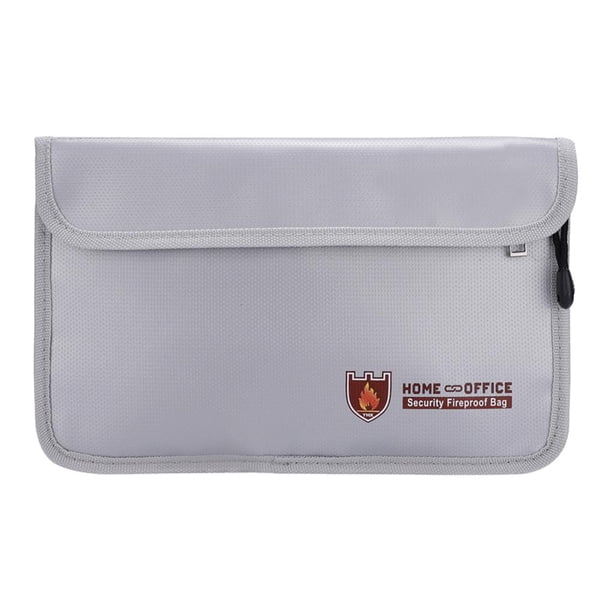 Bolsa Pequeña Para Documentos Ignífuga, Impermeable, Resistente Al Agua, Para Objetos De Valor, Efectivo, Pasaporte, Archivo, Joyería Eigraketly HA023568-00