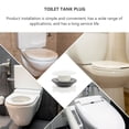 thumbnail image 2 of 2Pcs Toilet Tank Plug Plastic 1/2inch Water Tower Plug Bathroom Accessories, 2 of 2