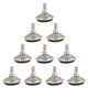 thumbnail image 1 of 10 piezas de muebles pesados ​​muebles ajustables niveles de silla ajustable patas de nivelador, 1 of 4