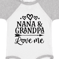 thumbnail image 4 of Inktastic Nana and Grandpa Love Me Girls Baby Bodysuit, 4 of 5