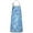 Blue White Tie, variant on Blue White Tie Dye Swirl Pattern Apron-Garden Aprons for Women with Pockets-Cotton Linen Waterproof Kitchen Cooking Gardening Aprons Adjustable for Kitchen,Cooking,BBQ and Salon 33x27 Inch