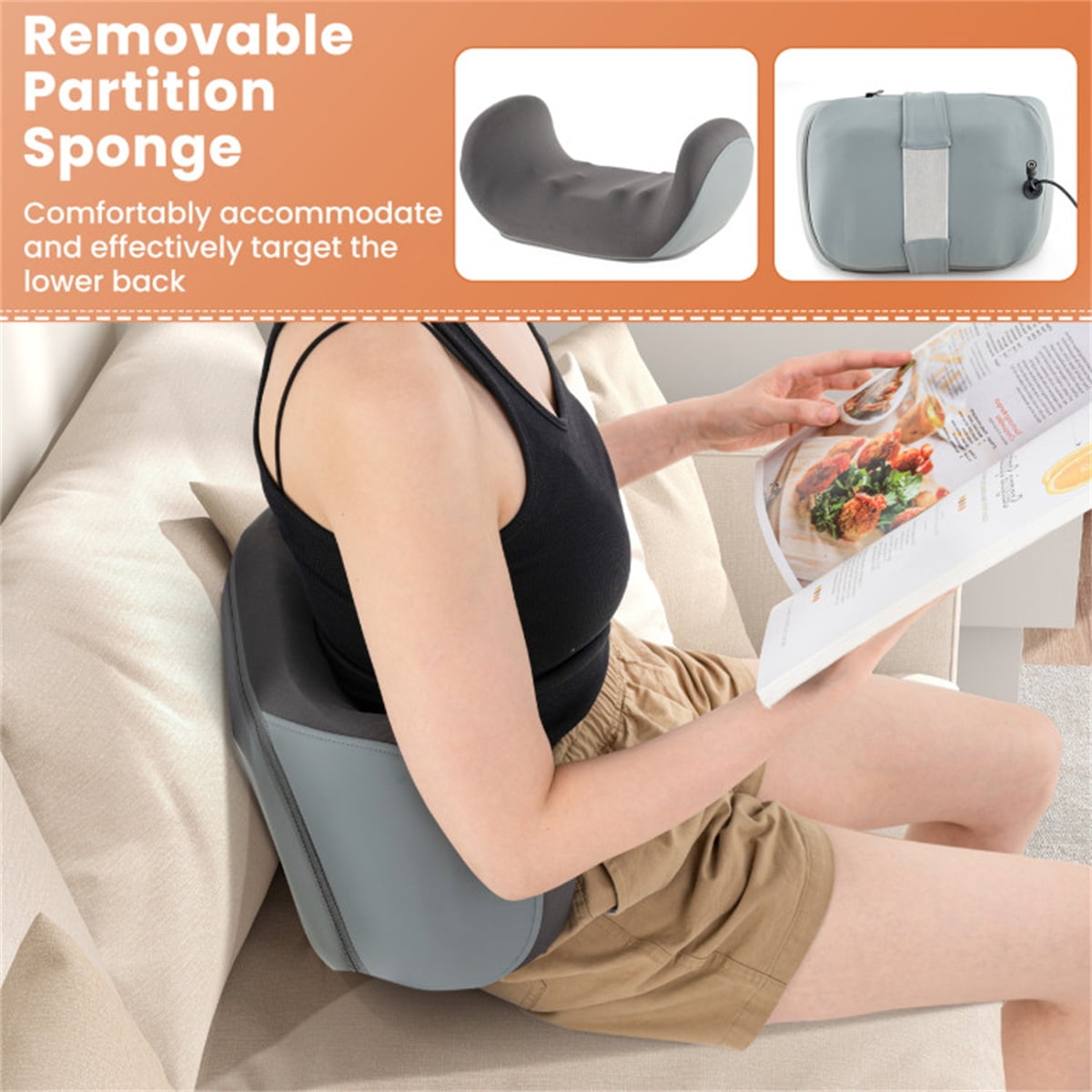Shiatsu Foot Massager with Heat and Vibration, Electric Foot Massager, Foot and Calf Massager for Pain Relief, Circulation and Muscle Relaxation, Remote Control, Grey