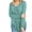 Green, variant on tarylea Fall Tops for Women V Neck Chest Button Tunic U Shaped Hem Long Sleeve Tops Loose Casual Shirts