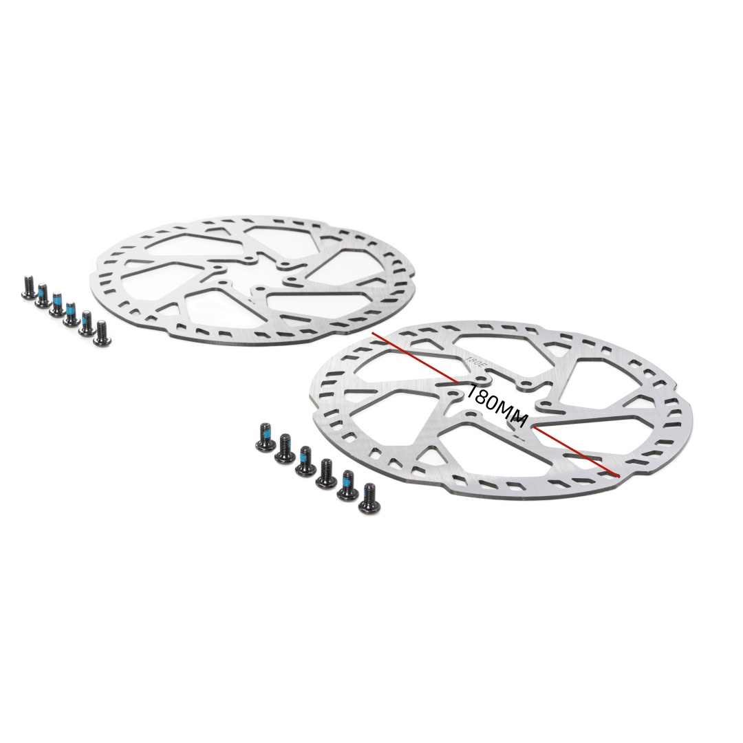 MACFOX X1S 4-Piston Hydraulic Disc Brake Replacement Kit for E-Bike, Front & Rear Brake Set Compatible with MACFOX X1S Electric Bike