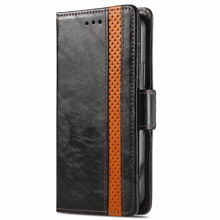 Case for VIVO IQOO 12 Pro Leather case, classic leather card slot magnetic closed flip wallet protective case