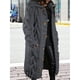 thumbnail image 5 of Cárdigan de Larga de Punto Grueso para Mujer, Suéter de Otoño Invierno de Gran Tamaño con Botones y Bolsillo. Gris Oscuro XXL, 5 of 7