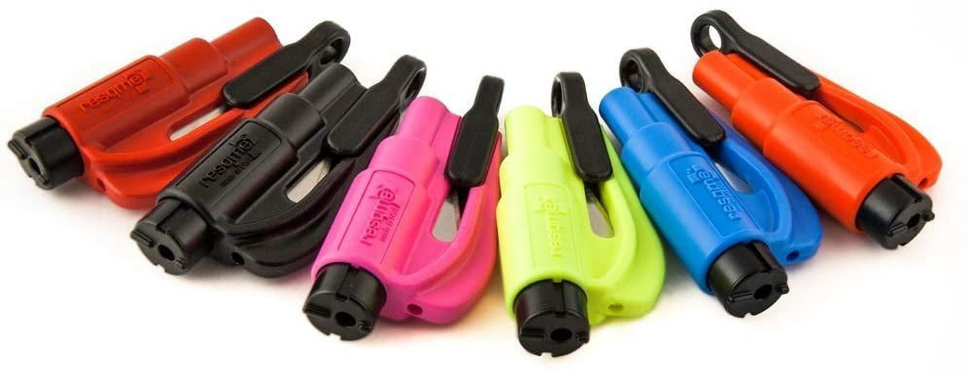 Six (6) Res Q Me Emergency Rescue Escape Tool Keychain Black