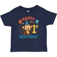 thumbnail image 3 of Inktastic Happy 1st Birthday Monkey Party Theme Boys or Girls Baby T-Shirt, 3 of 5