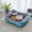 Blue, variant on ZBH 4 in 1 Dog Beds Orthopedic Dog Beds for Medium Dogs, Washable Dog Beds, Waterproof Lining Small Medium Pet Dog Beds Couch with Non-Slip Bottom