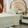 thumbnail image 5 of Davulos King Size Comforter Set 7-Piece Bed Set for All Seasons Beige Bed in a Bag with Comforter, Sheets, Pillowcases & Shams, 5 of 7