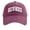 Wine, variant on Fgnfyis Women's Vintage Washed Denim Printed Baseball Cap Womens Hats Blue