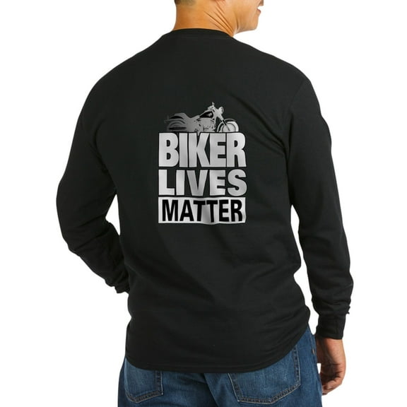 CafePress - Biker Lives Matter Long Sleeve T Shirt - Long Sleeve Dark T-Shirt