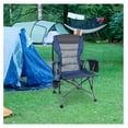 thumbnail image 2 of Oversized Folding Camping Chair for Adults Heavy Duty 250/300/330lb, Sturdy Steel Frame Outdoor Camp Chairs Portable Lawn Chair with High Back and Cup Holder, 2 of 9
