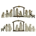 thumbnail image 3 of Estatua de Natividad de Navidad Decoración Estantería Escultura de Resina Perfecl, 3 of 6