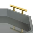 thumbnail image 3 of Kate and Laurel Lipton Decorative Modern Octagon Tray, 18 x 18, Pink and Gold, Chic Serving Tray for Storage, Organization, and Display, 3 of 5