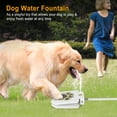 thumbnail image 4 of Dog Fountain Dog Sprinkler, Moclever Outdoor Dog Drinking Water Step on Easy Paw Activated Drinking, 4 of 11
