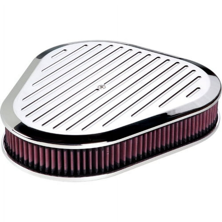 Billet Specialties Air Cleaner Assembly Triangle Ball Milled Billet Specialties Air Cleaner Assembly Triangle Ball Milled