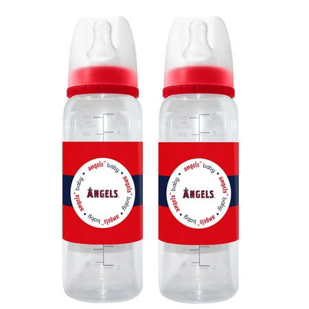MLB Los Angeles Angels 2-Pack Baby Bottles (Best Baby Back Ribs In Los Angeles)