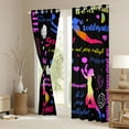 thumbnail image 3 of Feelyou Sports Black Out Curtains, Volleyball Lover Curtains Pack of 2 (42x63 Each), 3 of 6