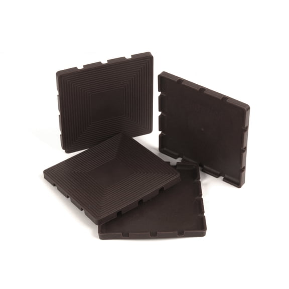 Slipstick Non Slip Furniture Grippers / Floor Protectors (Set of 4 Rubber Pads)
