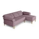 thumbnail image 2 of Sala Modular Reversible Makora Brunello Con Memory Foam, Color Palo De Rosa, Lino Respaldo Reclinable De 3 posiciones., 2 of 9