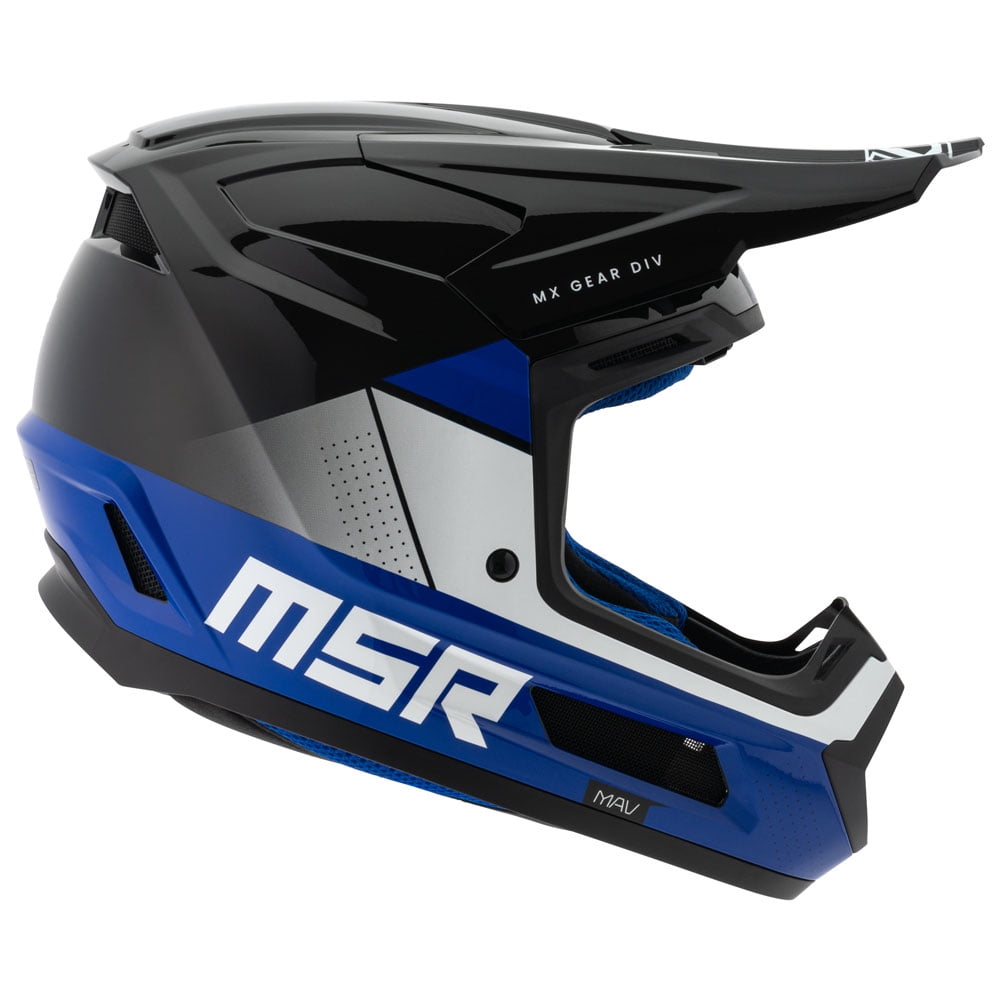 MSR™ Mav Sensor Dirt Bike Motocross Helmet w/ MIPS X-Large Black/Blue