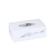 thumbnail image 1 of Dispensador de servilletas faciales creativo de hotel con cubierta de caja de pañuelos de resina rectangular simple, 1 of 6