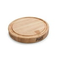 thumbnail image 1 of John Boos Block CB1051-1M1212175 Maple Wood Round Cutting Board with Juice Groove, 12 Inches Round x 1.5 Inches, 1 of 9