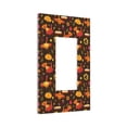thumbnail image 6 of Zufioo Thanksgiving Turkey Print Switch Wall Plate, Dustproof and Heat-resistant Decorative Wall Switch Cover, Suitable for Residential and Commercial Areas-Mid-size, 6 of 8