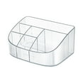 thumbnail image 4 of Caja de cosméticos multifuncional, organizador de maquillaje para dormitorio, cajón, armario de escritorio grande y blanco, 4 of 9