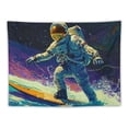 thumbnail image 5 of JRXY Space Astronaut Tapestry for Bedroom Men, Cool Tapestry Posters for Teen Boys, UV Reactive Black Galaxy Tapestries Room Wall Decor, Tapestry for Men Painting, 5 of 6