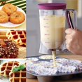 thumbnail image 3 of Pancake Cupcake Batter Dispenser - Kitchen Accessory with Spring-Loaded Handle for Waffle Maker or Griddle, 3 of 6