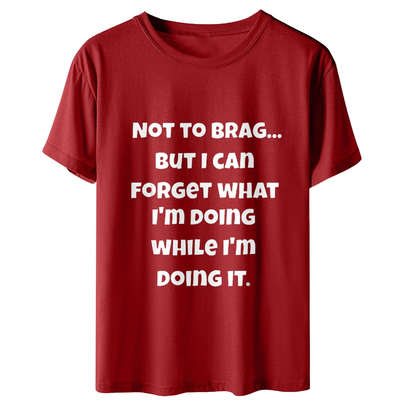 tklpehg Womens T Shirts Short Sleeve Loose Comfy Tunic Lightweight Crewneck Tops Trendy Leisure Summer Funny Letter Print Graphic Tee Shirt Purple L
