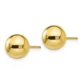 thumbnail image 2 of 10k Polished 8mm Ball Post Earrings in 10k Yellow Gold, 2 of 3