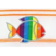 thumbnail image 4 of Linum Home Textiles 100% Turkish Cotton Lucky Sparkling Rainbow Fish Pestemal Beach Towel, 4 of 4