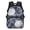 Golf Ball Grunge Pattern, variant on POLERO Golf Lava Crack Pattern 17 Inch Bookbag for Kids, Polyester Fabric Breathable Smooth Zipper Large Capacity Backpack for School
