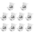 thumbnail image 2 of 30mm / 1.18’’ Solar Panel Bracket, 10Pcs Solar End Clamp, Aluminum Solar End Clamp PV Mounting Brackets, Solar Panel Z Clips for Mounting Solar Panels, 2 of 6